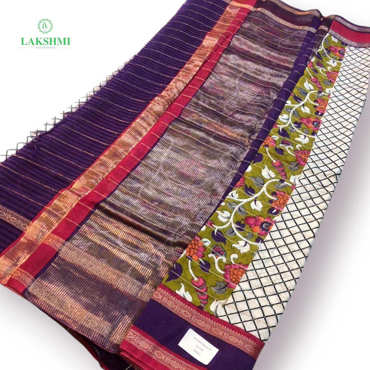 Aina Semi Assam Silk Saree – 6 Yards 290803
