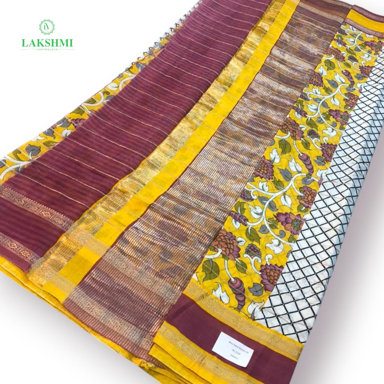 Aina Semi Assam Silk Saree – 6 Yards 290802
