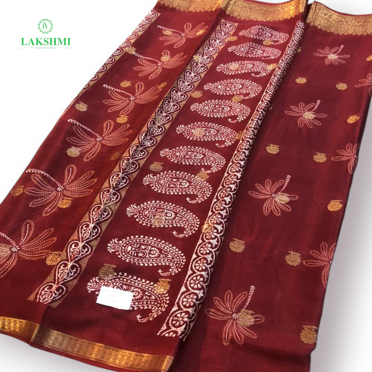 Samaira Semi Dola Silk 6 Yards - 300802