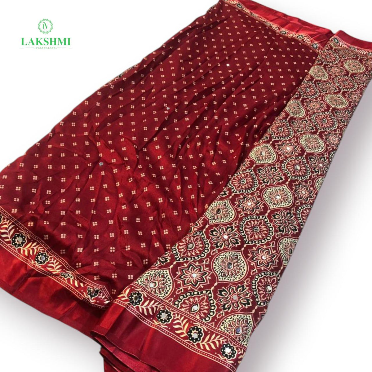 Aina – Semi Modal 6 Yards Saree 110803