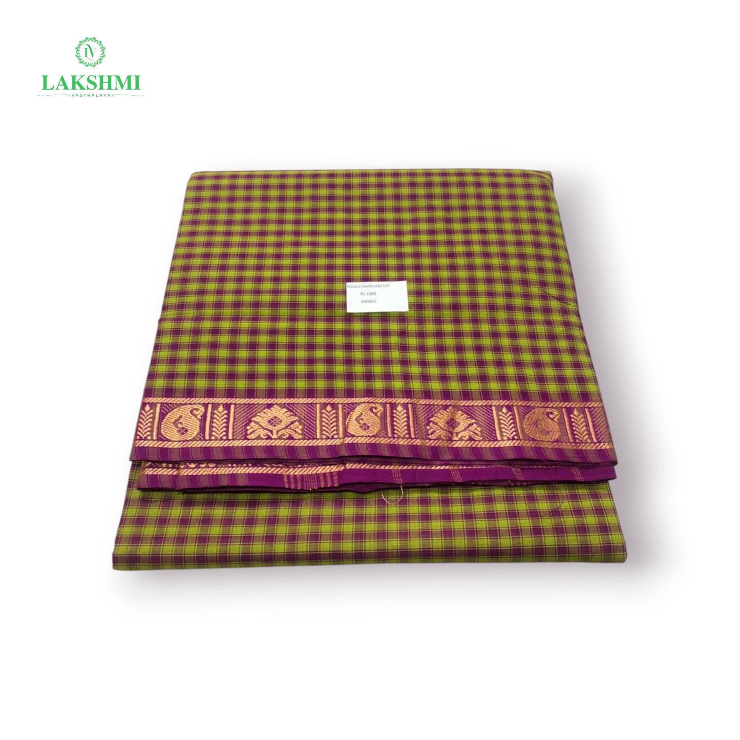 Thillana Chettinadu Cotton - 11 Yards - 040605