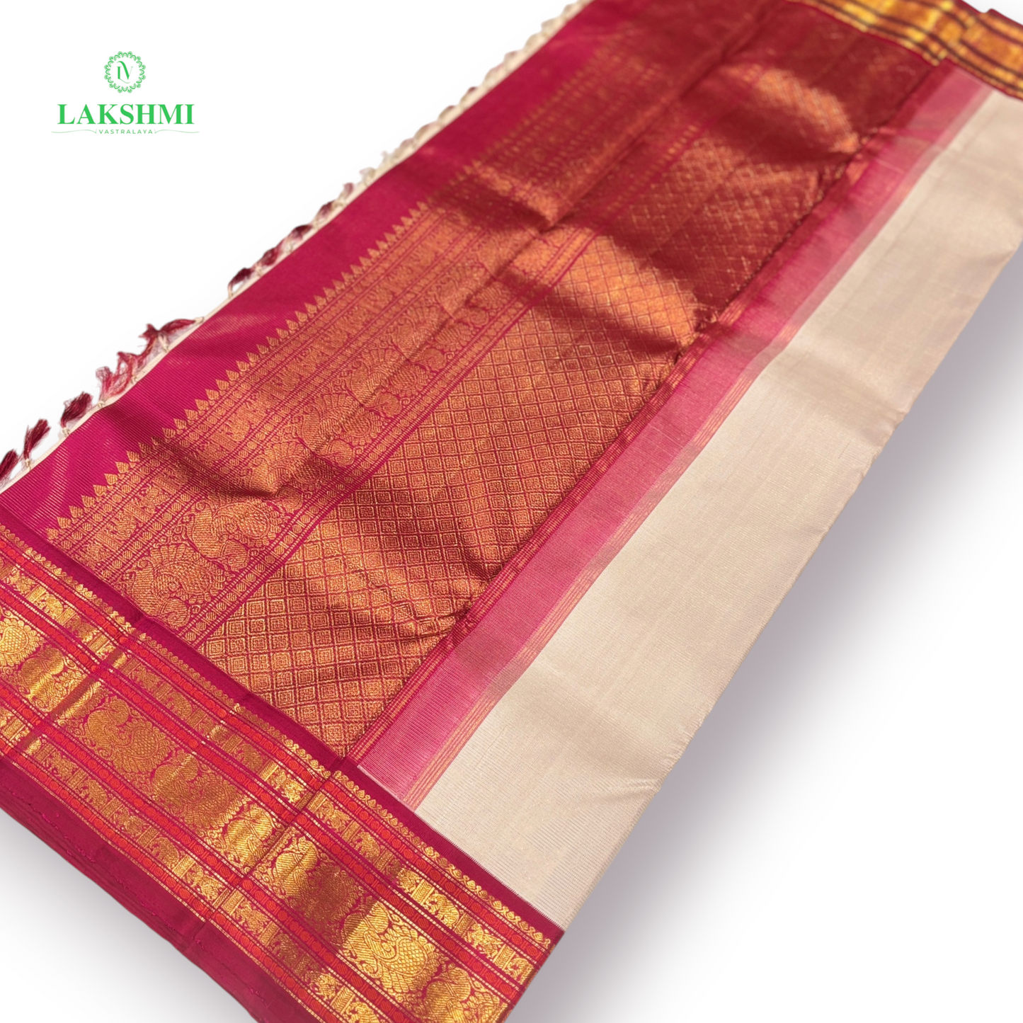 Hamsaveni — Pure Handloom Kanchipuram Silk Saree