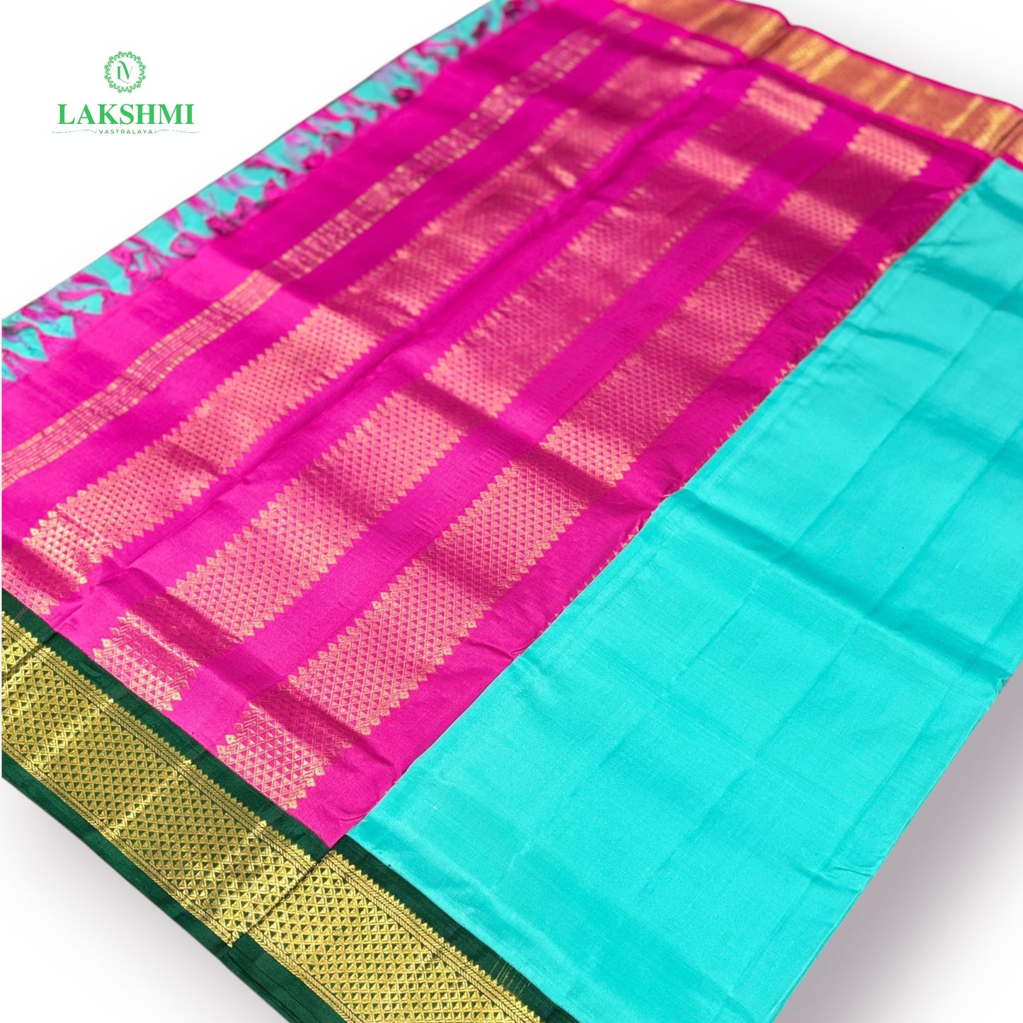 Nattakurunji Pure Kanchipuram Silk ~ 10.5Y -