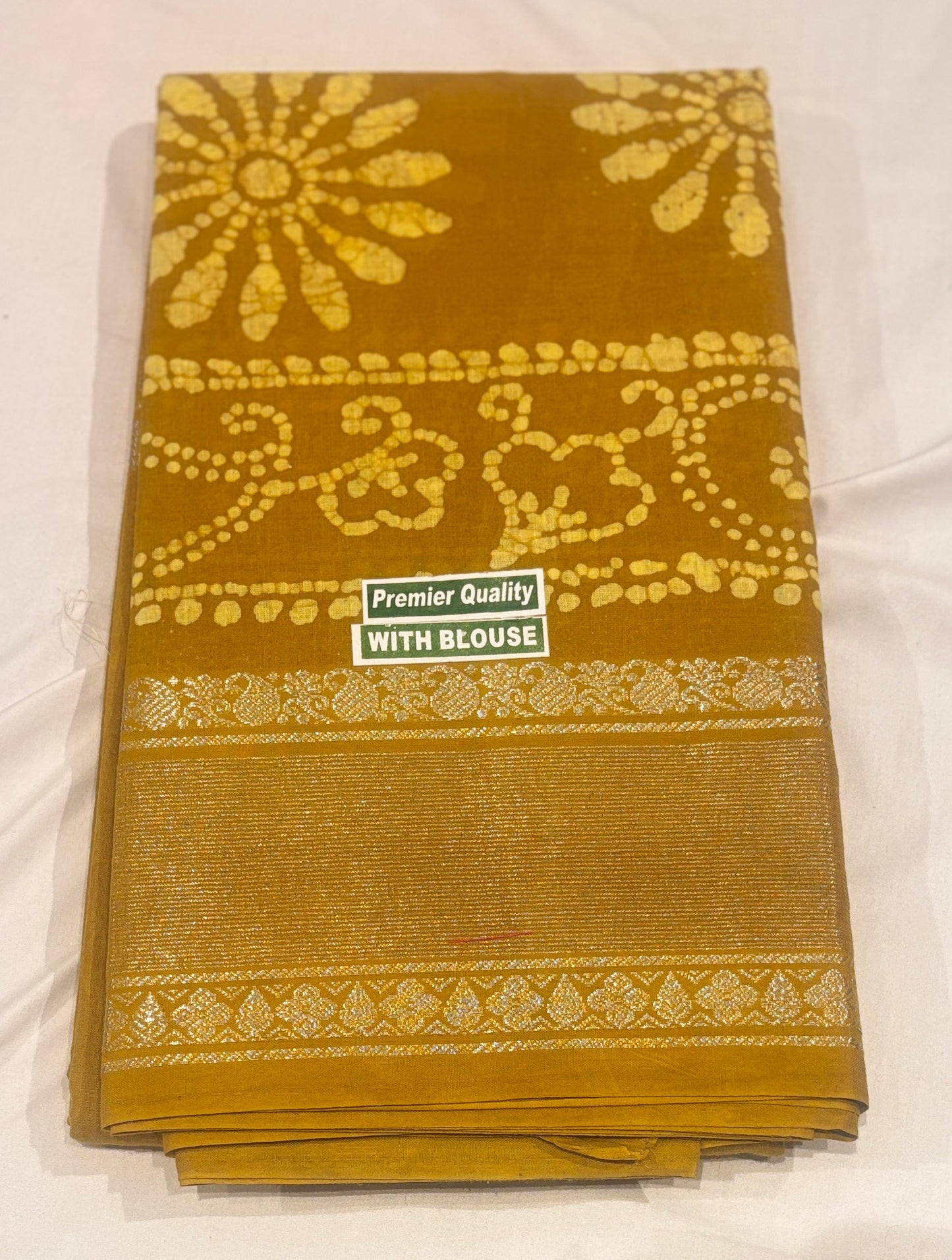 Vani - Silver Tissue Border Wax