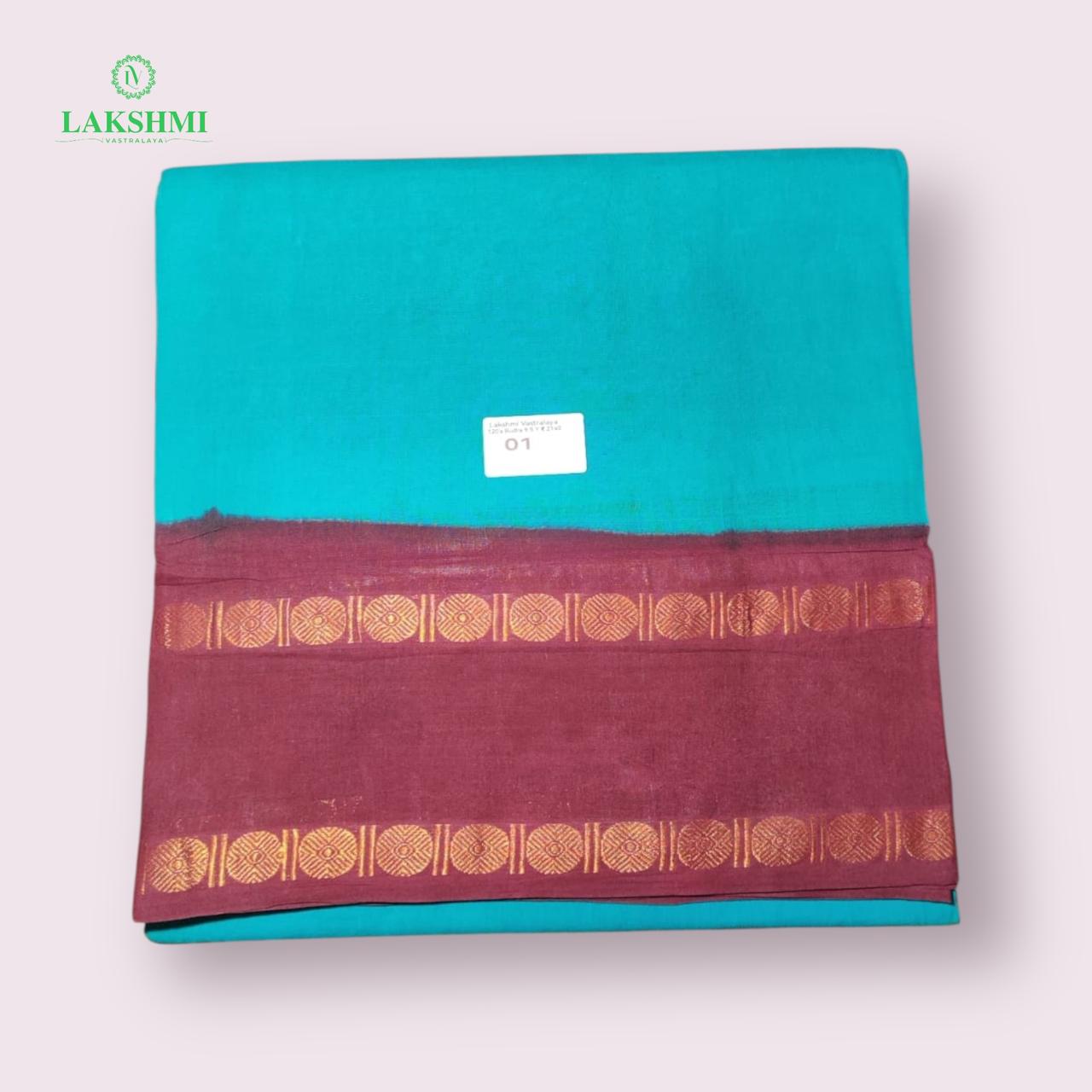 Rudra – 120’s Count Sungudi 9.5 Yards No 01