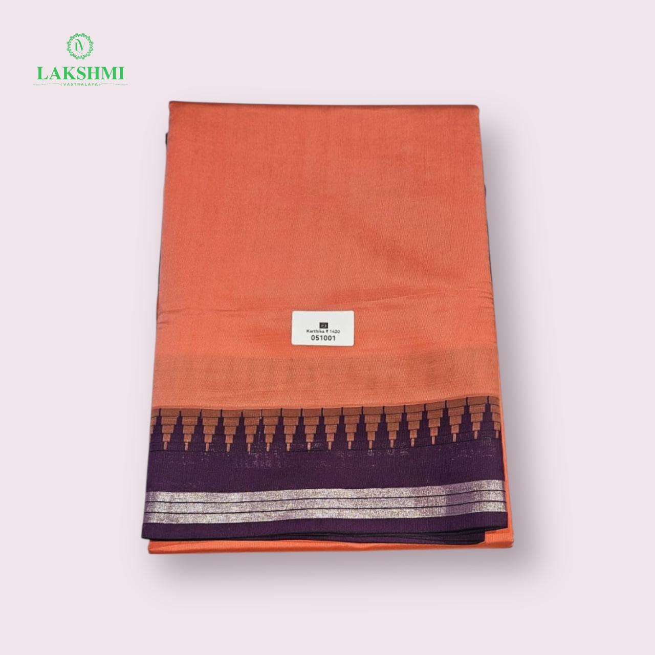 Karthika – Poly Silk 10 Yards Madisar 051001