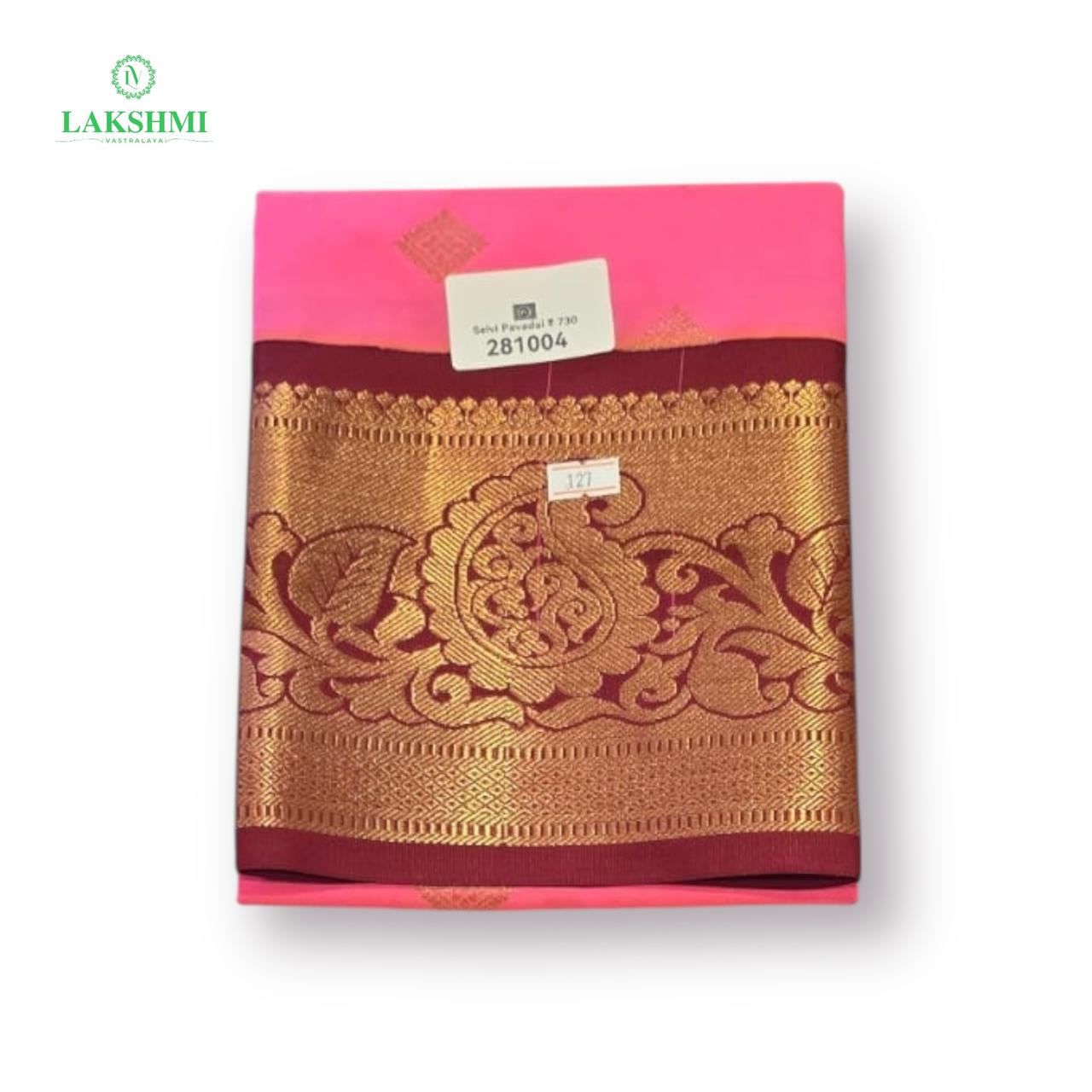 Selvi 35" 7-9Y Semi Silk Pavadai 281004