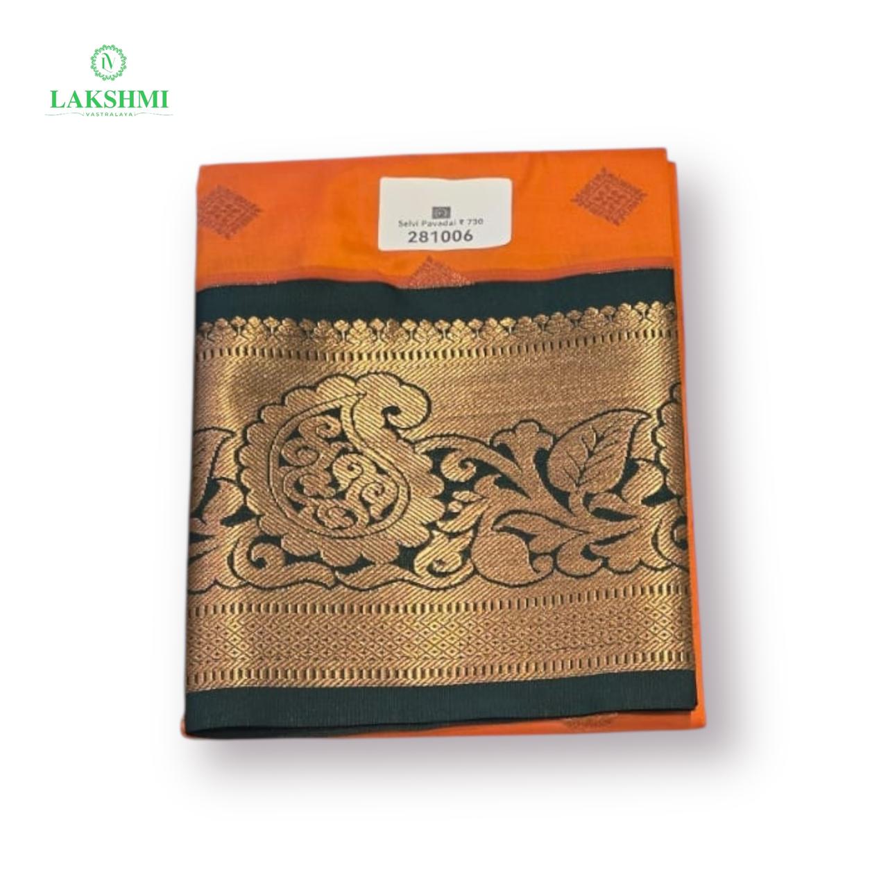 Selvi 35" 7-9Y Semi Silk Pavadai 281006