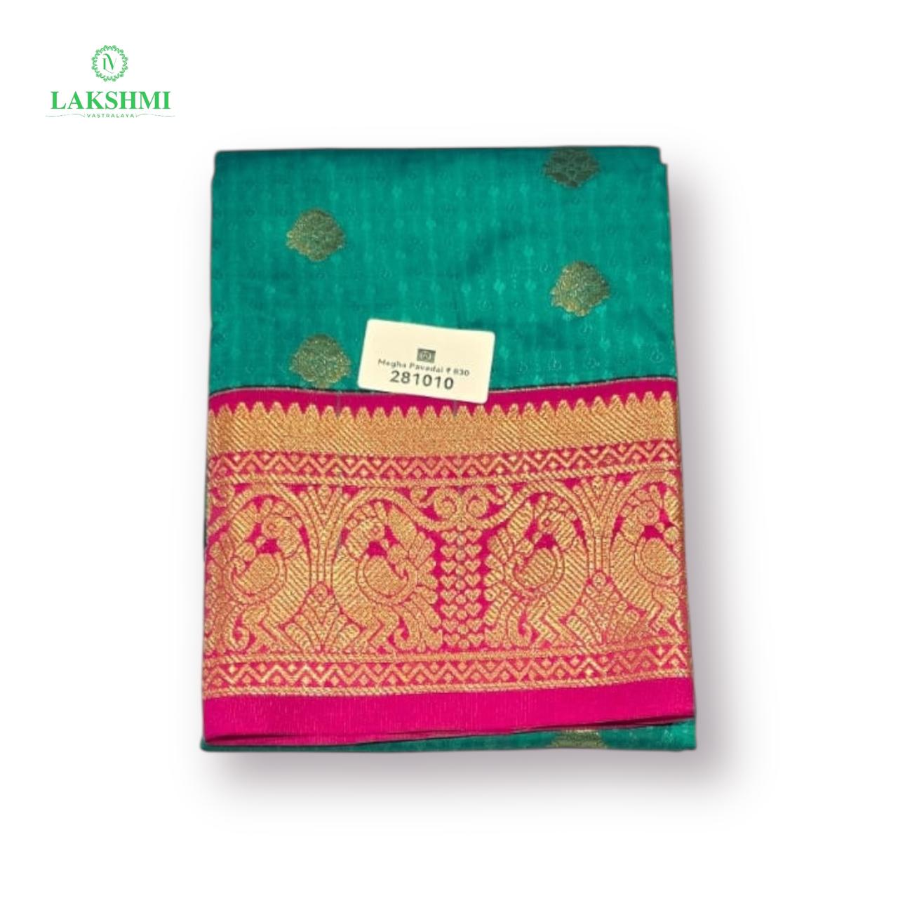 Megha 37" 7-10YSemi Silk Pavadai 281010