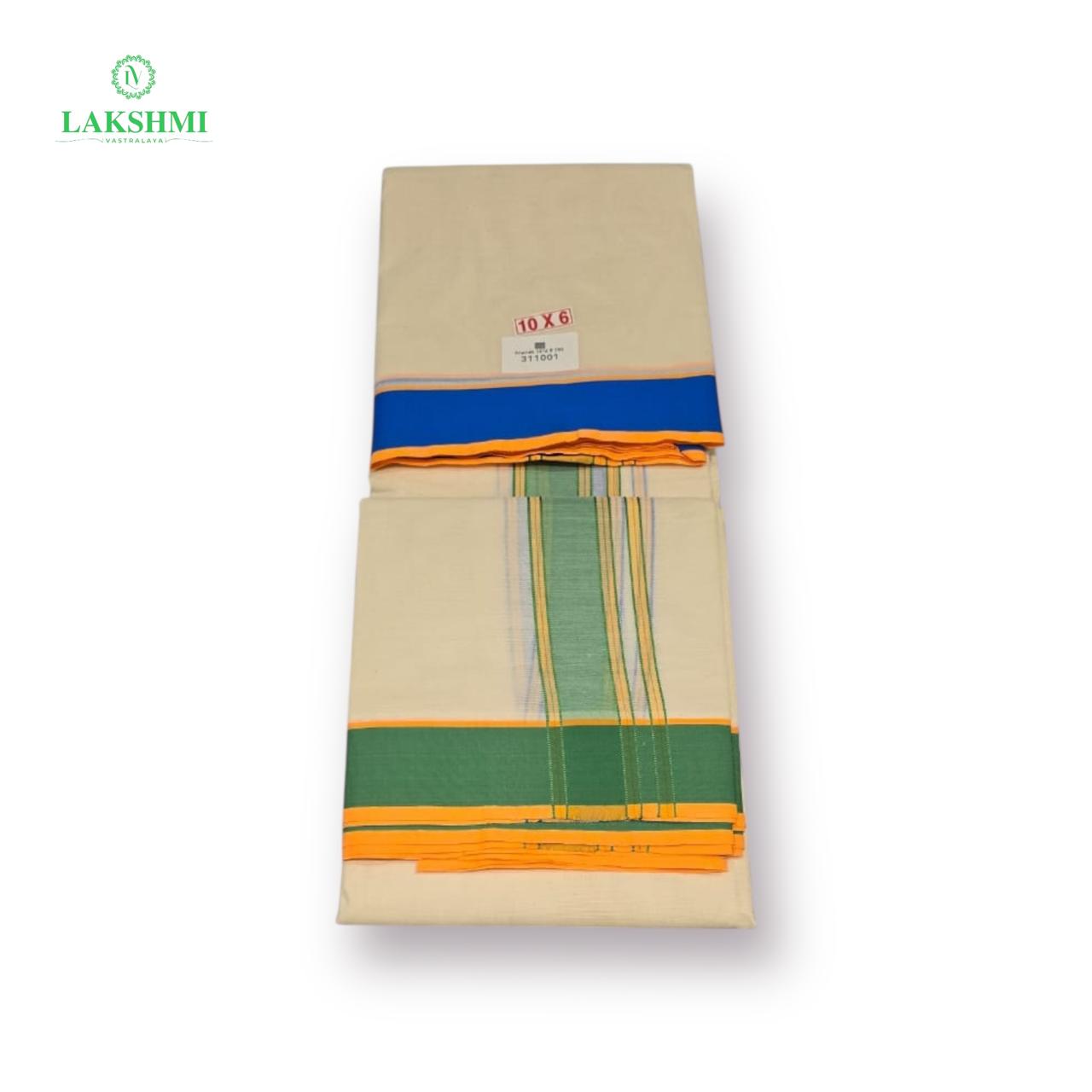 10*6 Unbleached Double Border Cotton