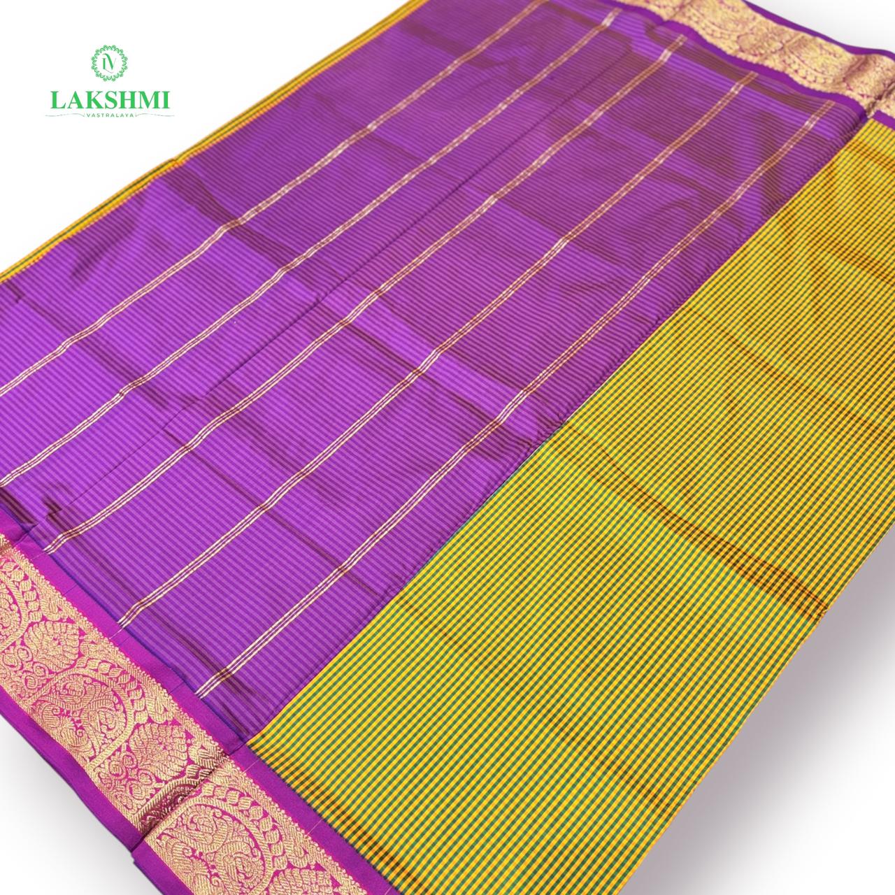 Dharmavathi Semi Silk Podi kattam 10.5 Yards - 270407