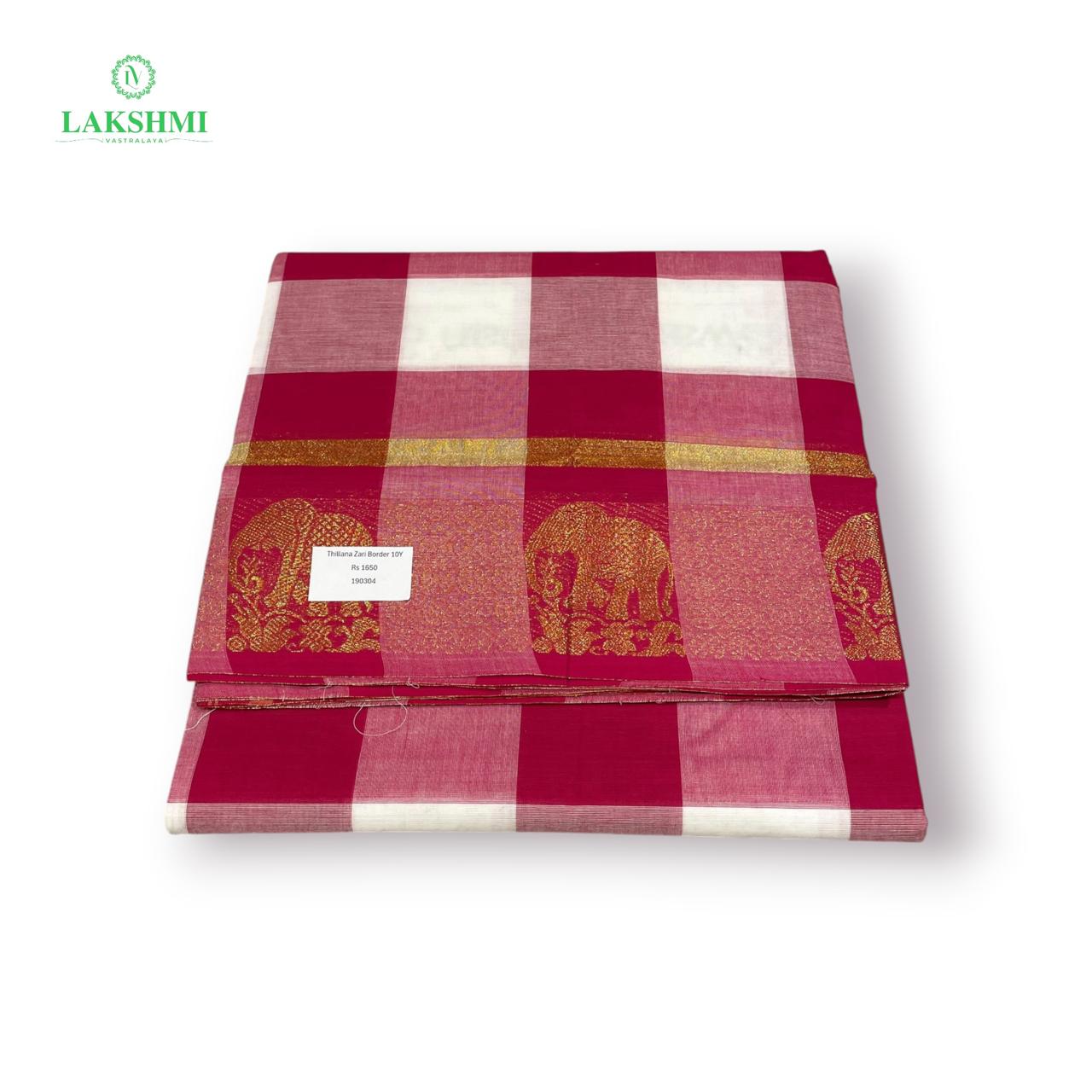 Thillana Chettinadu Cotton ~9.8Y to 10Y - 190304