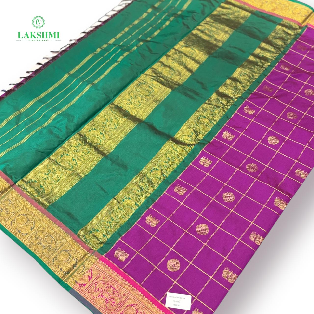 Charukesi Semi Silk 10 Yards - 050616