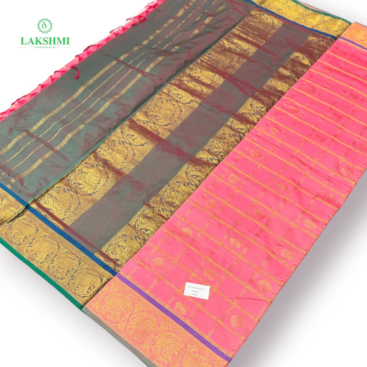 Charukesi Semi Silk 10 Yards - 050604