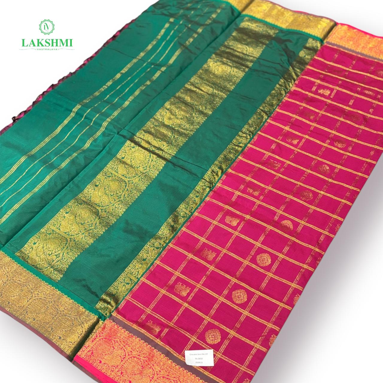 Charukesi Semi Silk 10 Yards - 050615