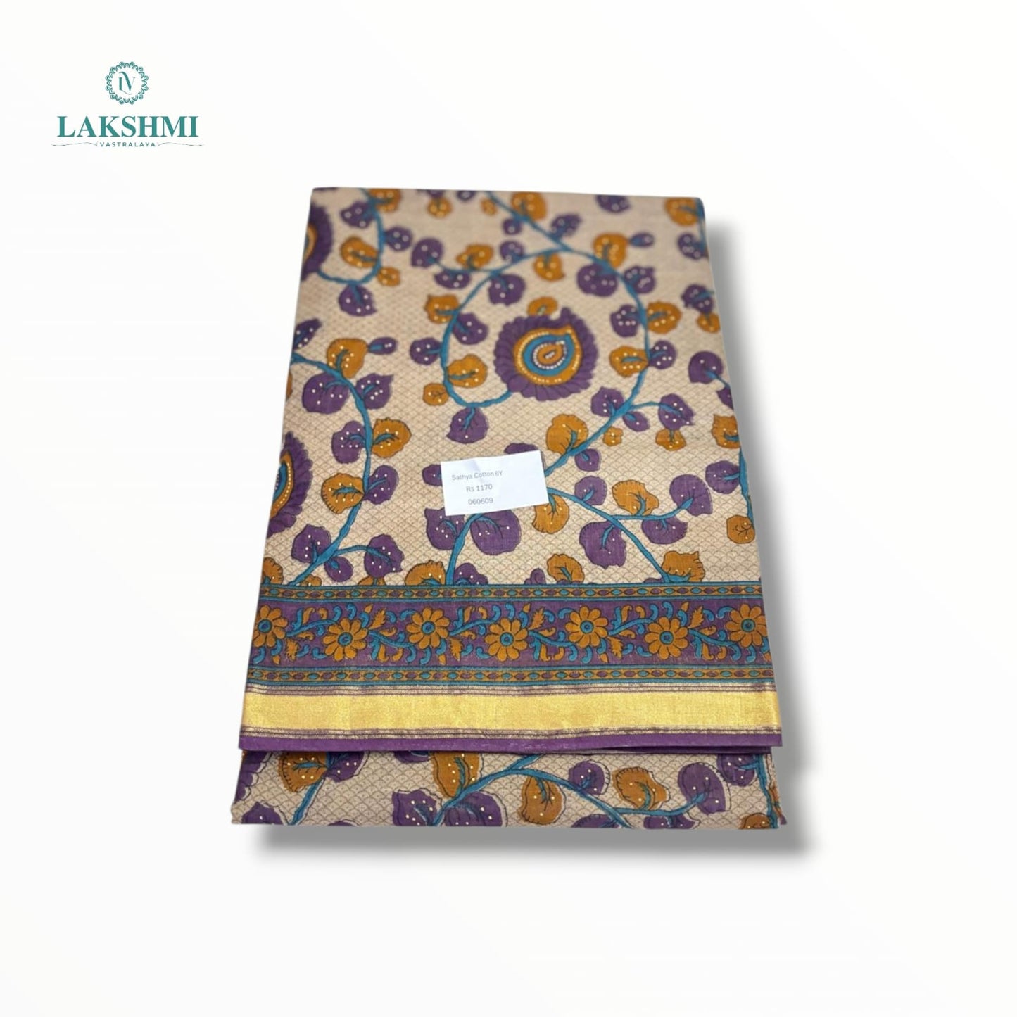 Sathya Cotton With Blouse 6Y - 060609