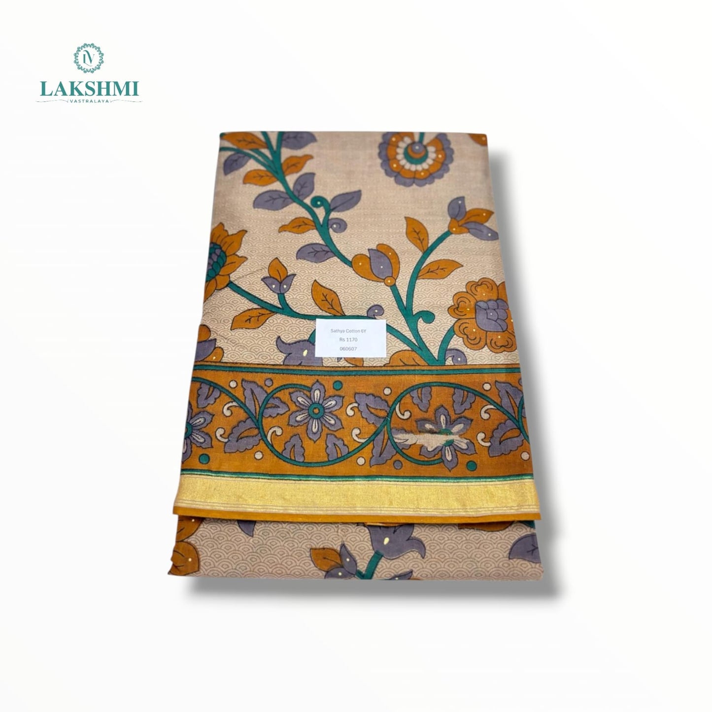 Sathya Cotton With Blouse 6Y - 060607