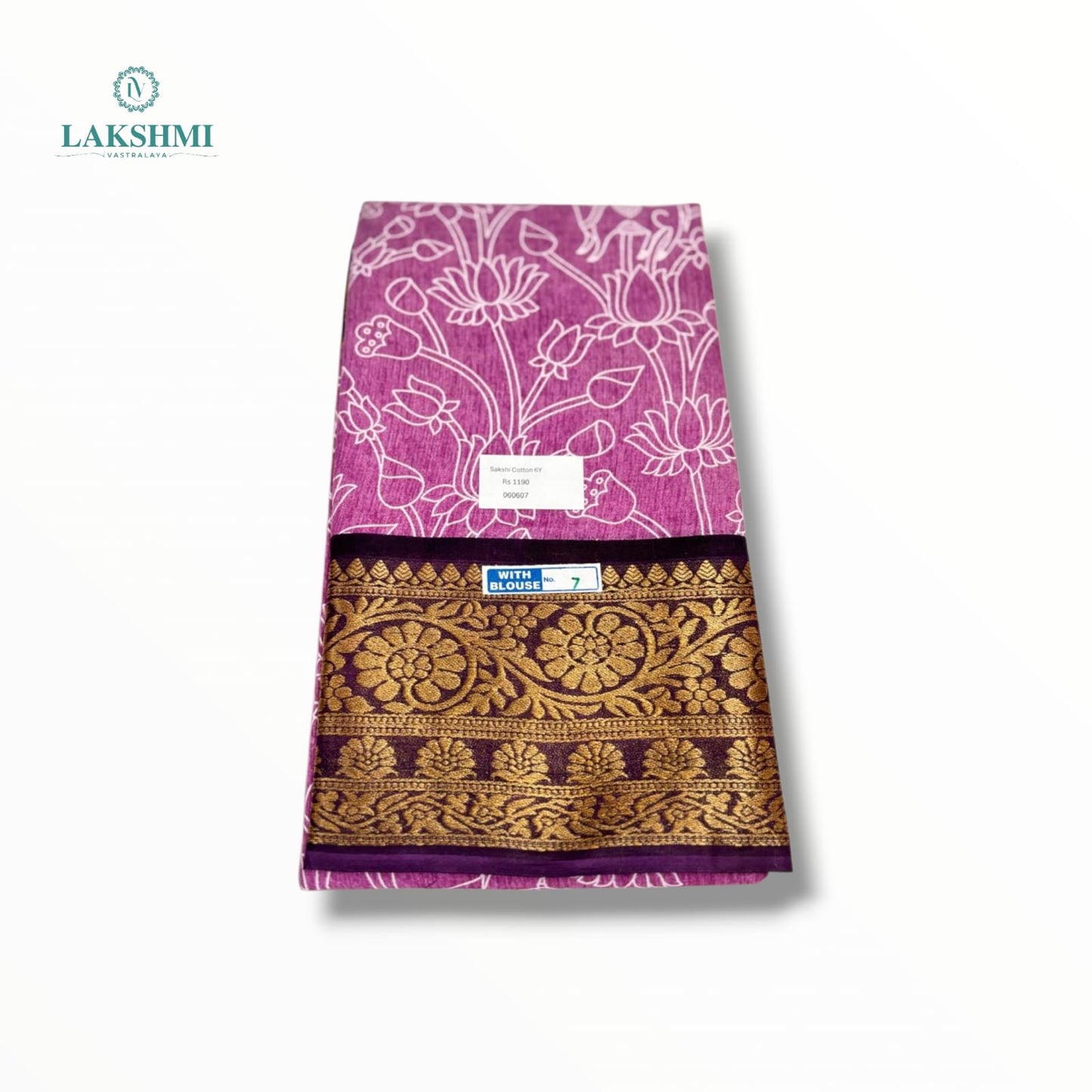 Sathya Cotton With Blouse 6Y - 060607