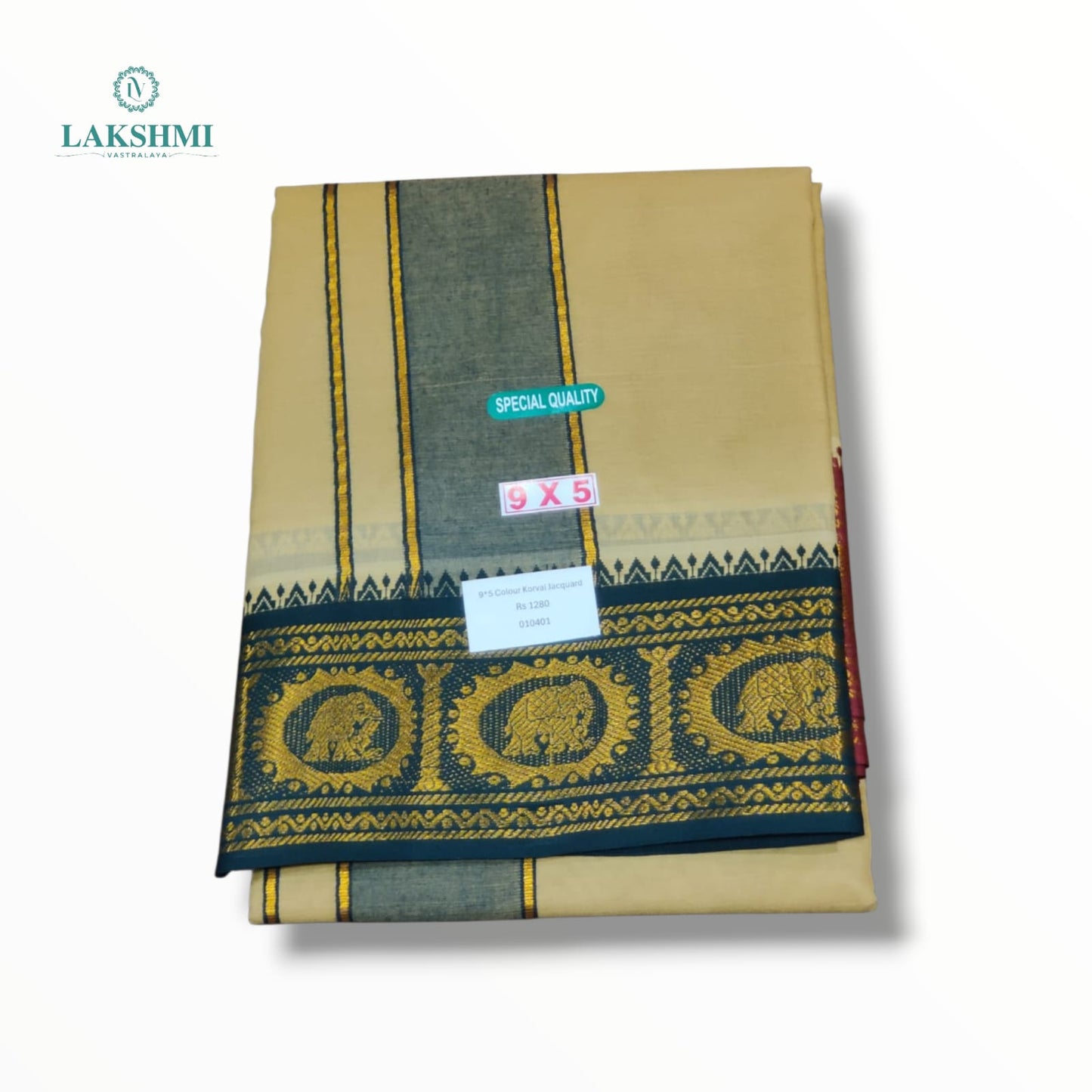 9*5 Colour Korvai Jacquard - 010401