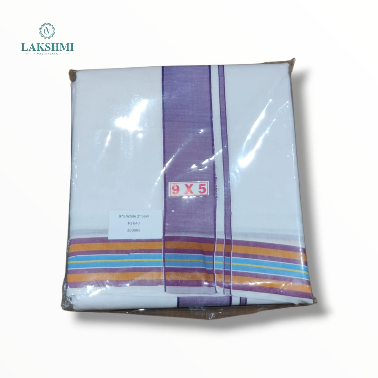 9*5 Cotton Seer White Mix - 230605