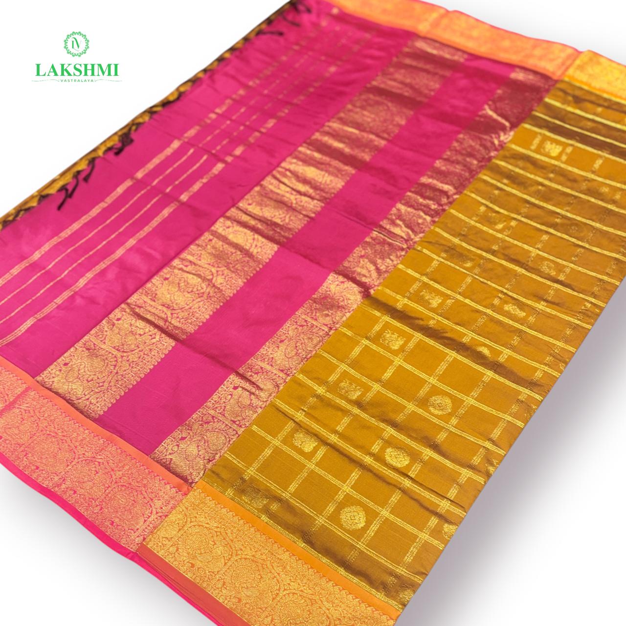 Charukesi Semi Silk 10 Yards - 010809