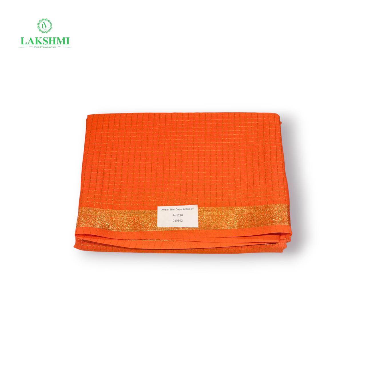 Ambari Semi Crepe Checks - 6Y - 010802