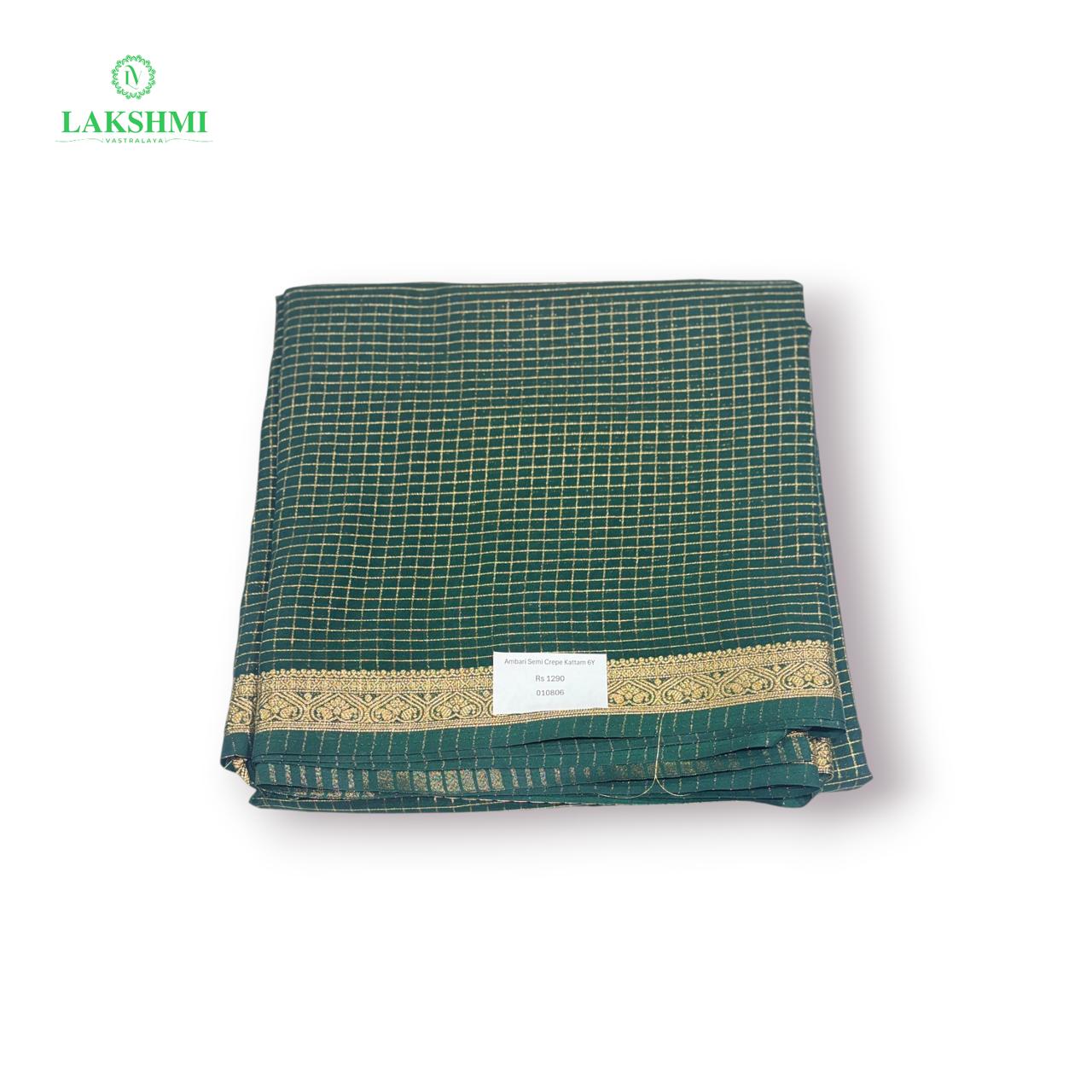 Ambari Semi Crepe Checks - 6Y - 010806