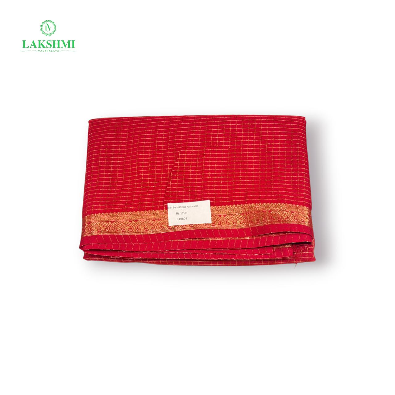 Ambari Semi Crepe Checks - 6Y - 010801