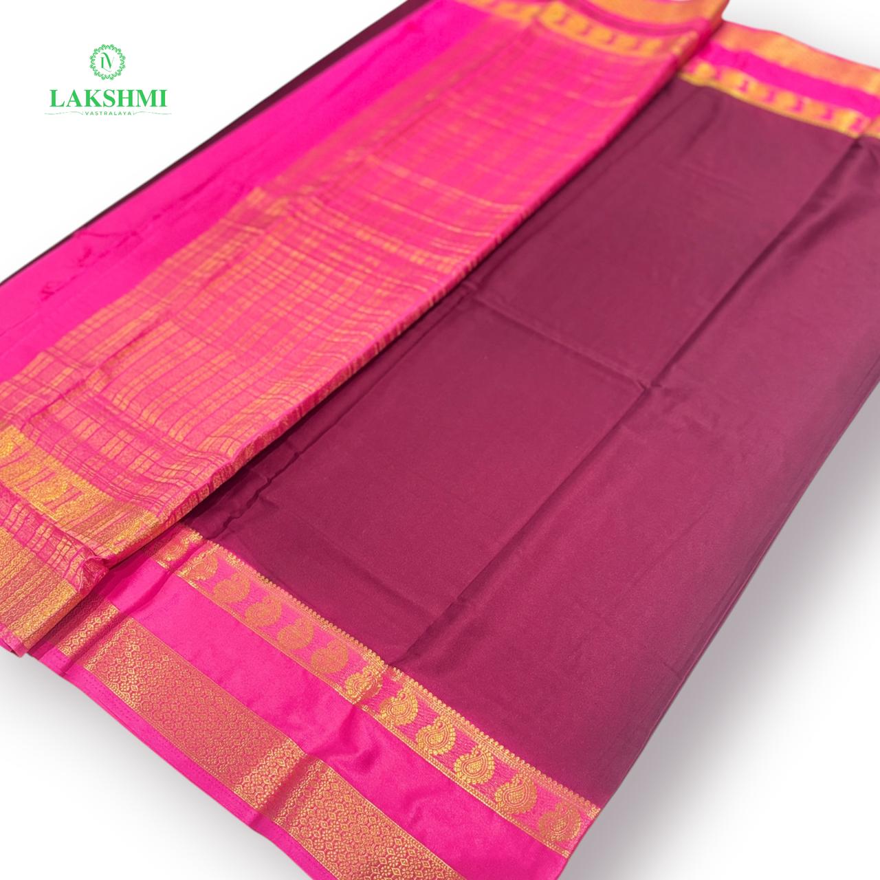 Tanvika Semi Crepe Plain Contrast 6y - 010809
