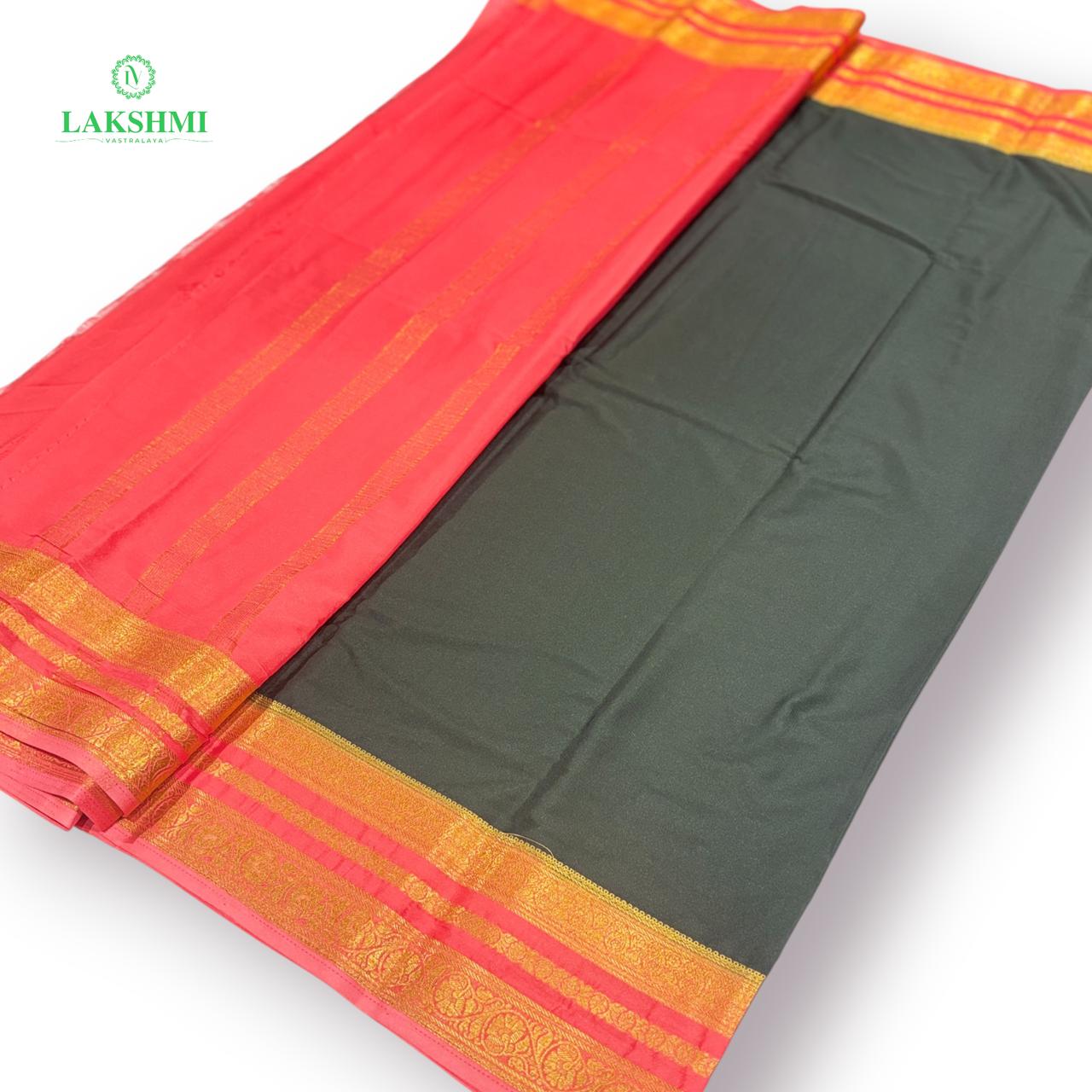 Tanvika Semi Crepe Plain Contrast 6y - 010804
