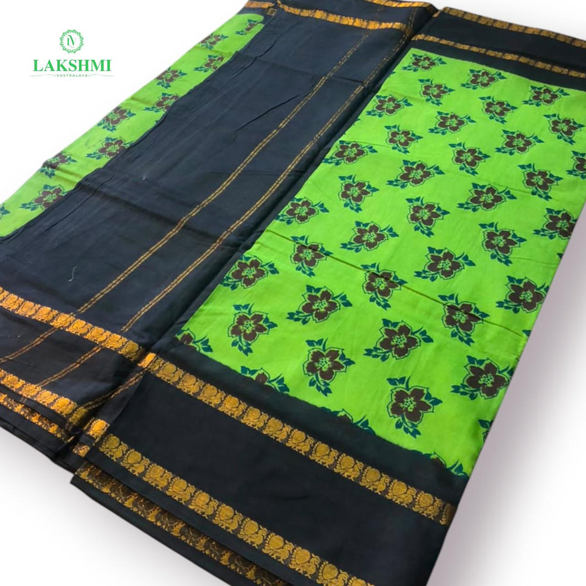 Mythili Floral Sungudi Madisar 10.5 Yards