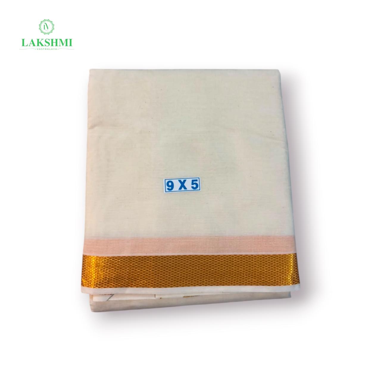 9*5 cotton golden zari
