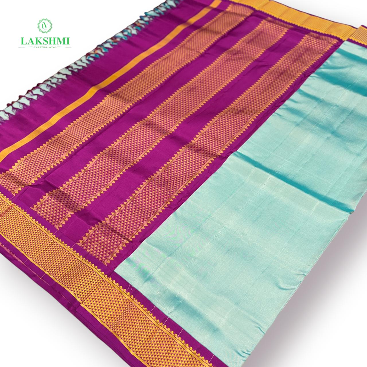 Vasantha Bhairavi – 10.5 Yards Pure Kanchipuram Silk - 190801