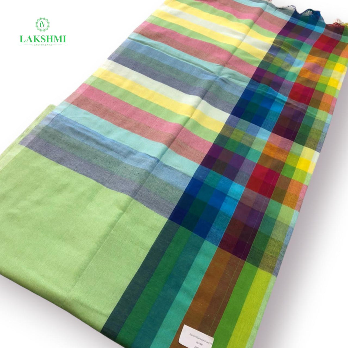Kamini Rainbow 7Y Mul Khadi Cotton - 240903