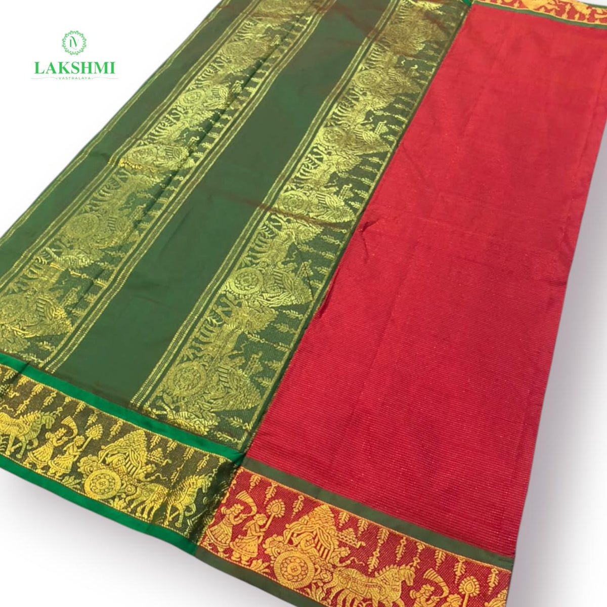 Hemavati 10 Yards Vairoosi Semi Silk