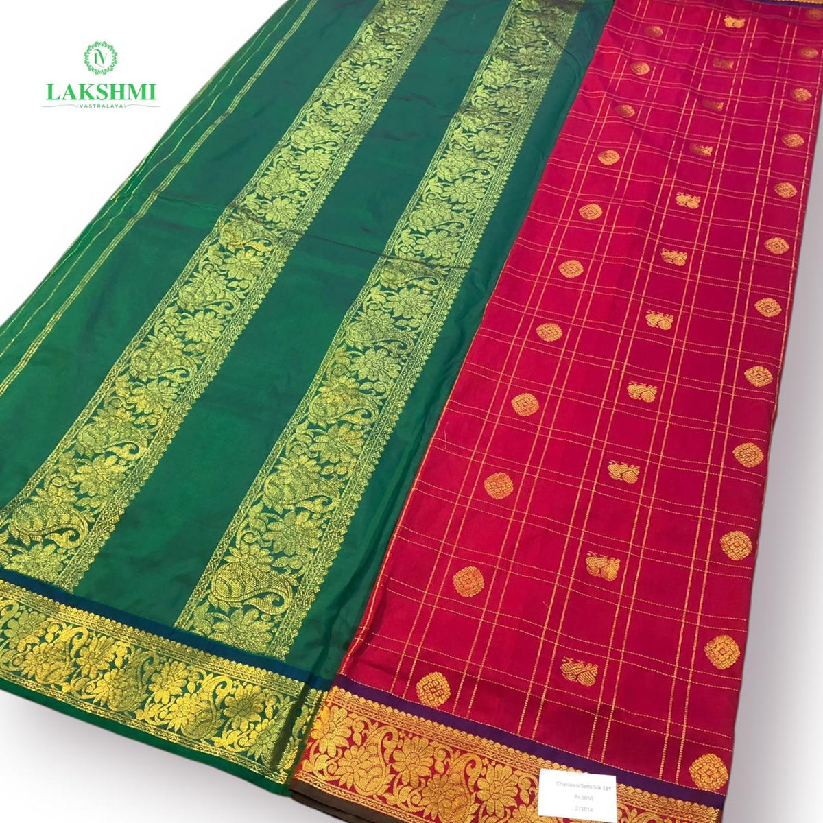 Charukesi Semi Silk 11+ Yards - 271014