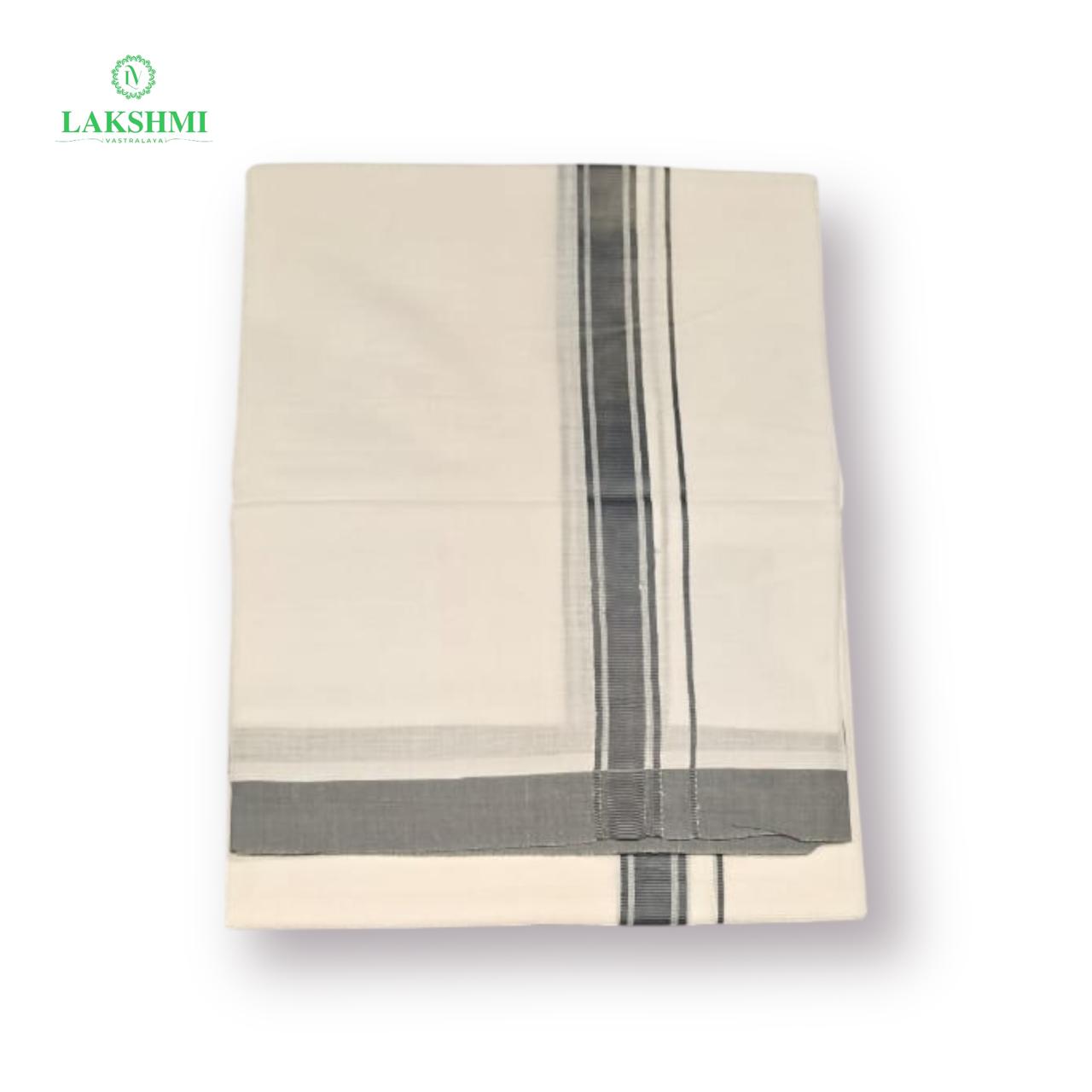 Double Vezhti Cotton bleached with colour border