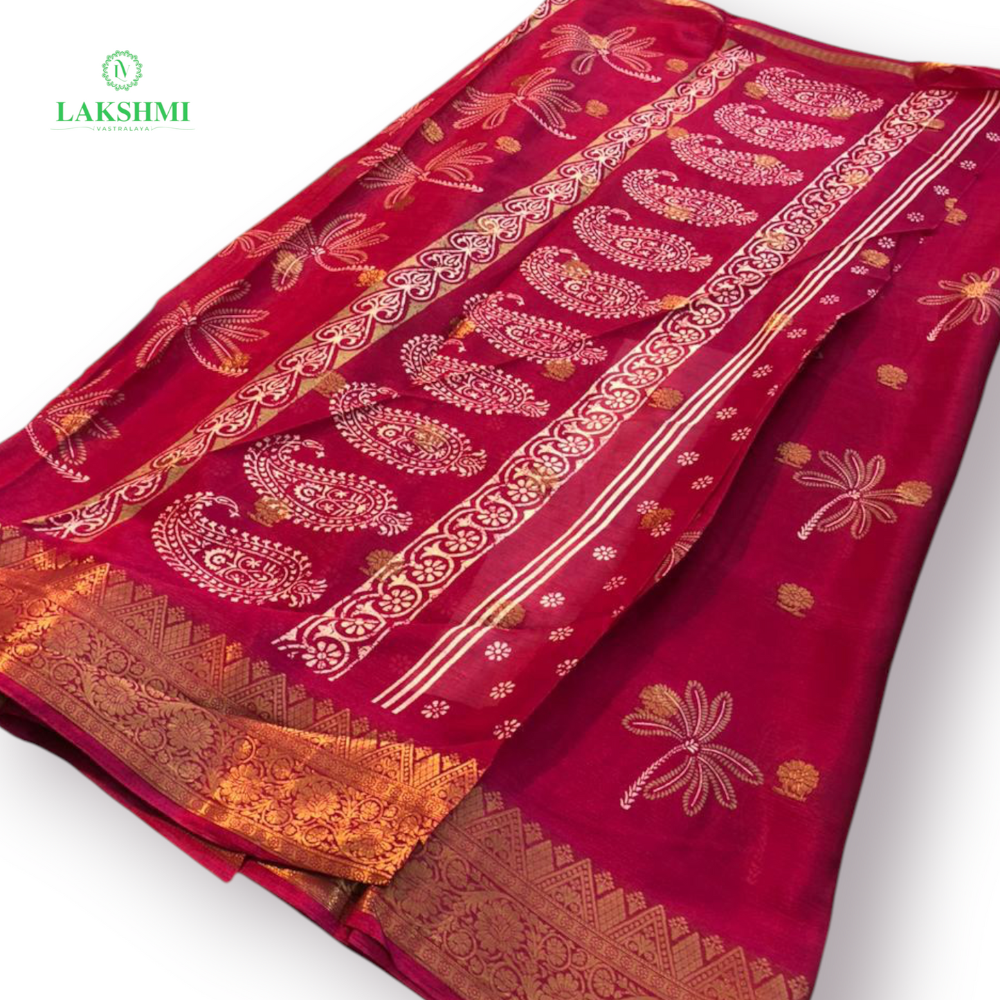 Samaira Semi Dola Silk 6 Yards - 27080