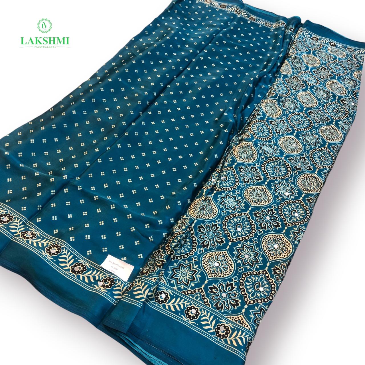 Aina – Semi Modal 6 Yards Saree 110808
