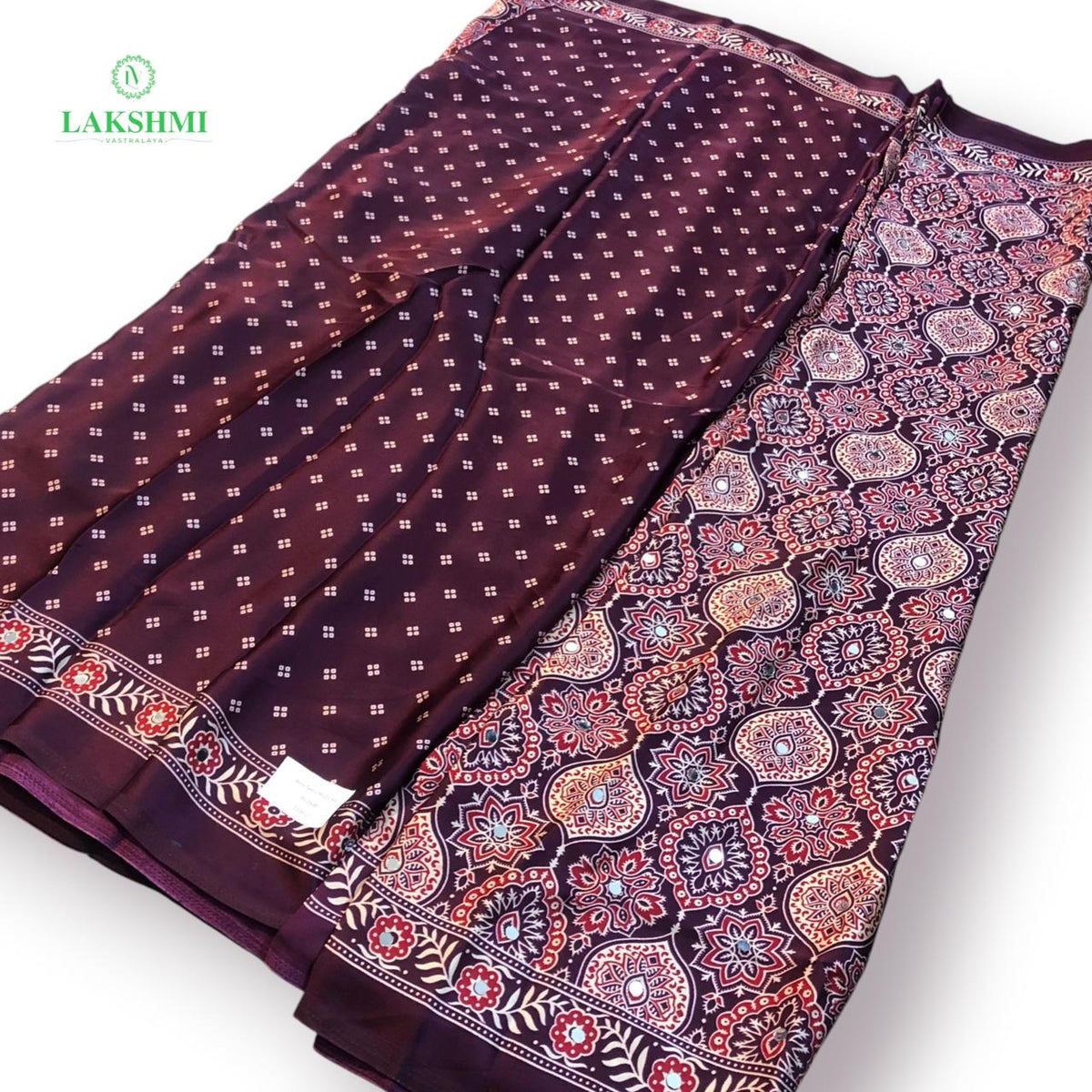 Aina – Semi Modal 6 Yards Saree 110810