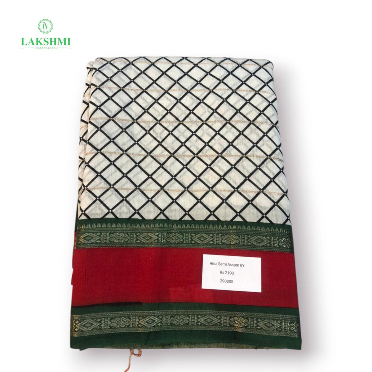 Aina Semi Assam Silk Saree – 6 Yards 290805