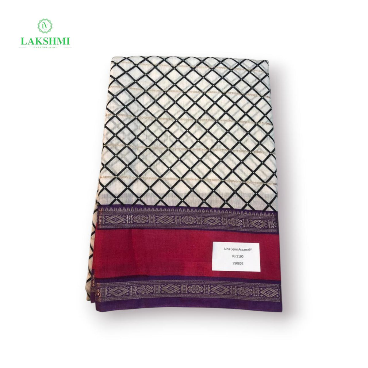 Aina Semi Assam Silk Saree – 6 Yards 290803