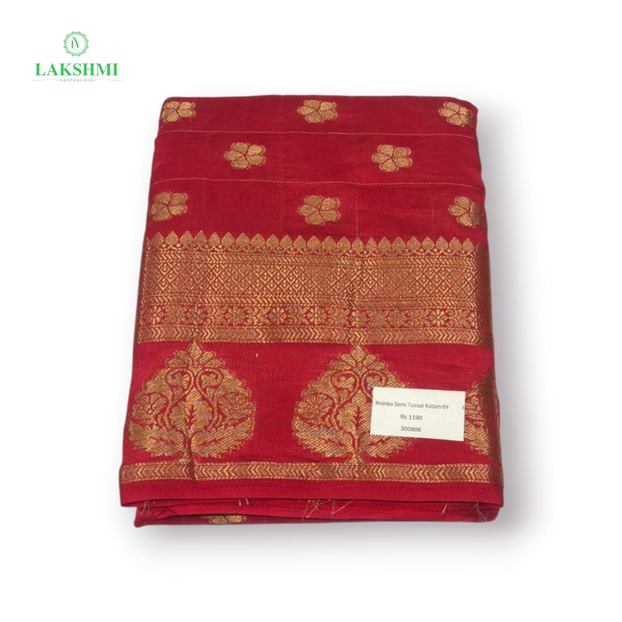 Rishika – Semi Tussar Kattam Saree | 6 Yards 300806