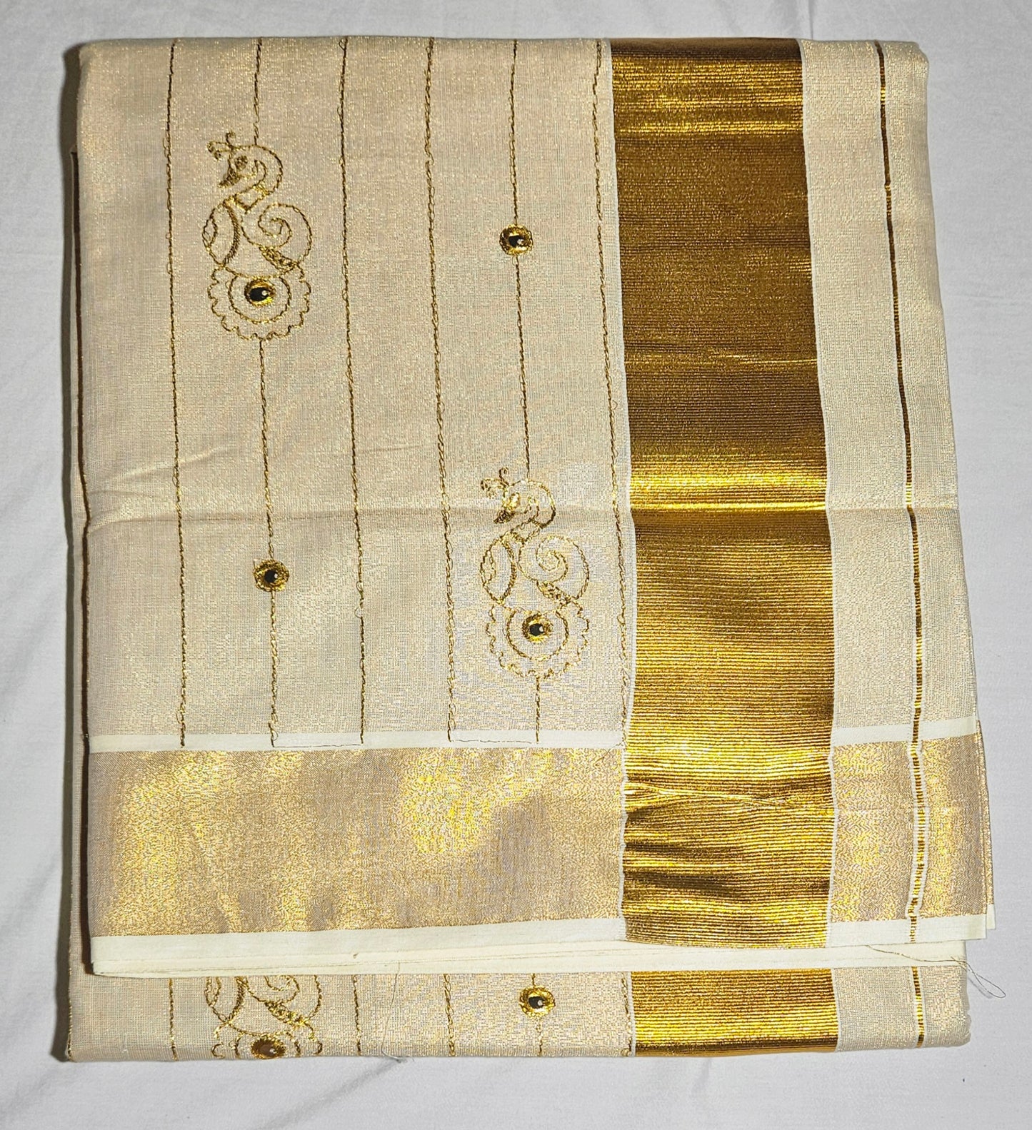 KANNADI - KL TISSUE ZARI STRIPE SAREE