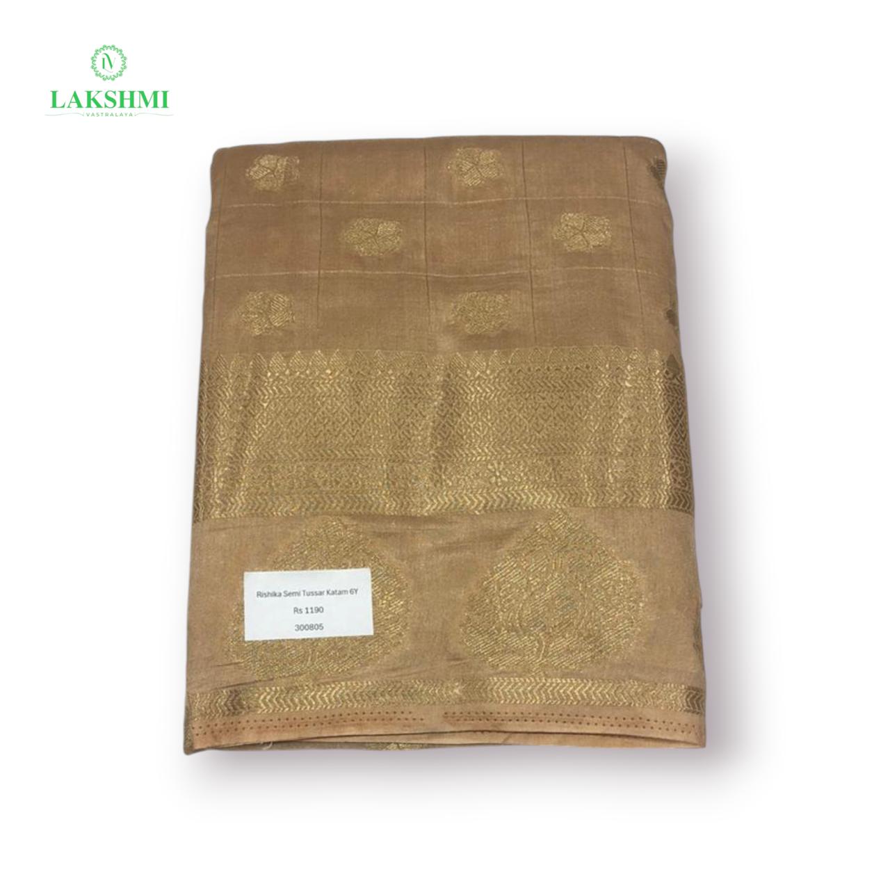 Rishika – Semi Tussar Kattam Saree | 6 Yards 300805