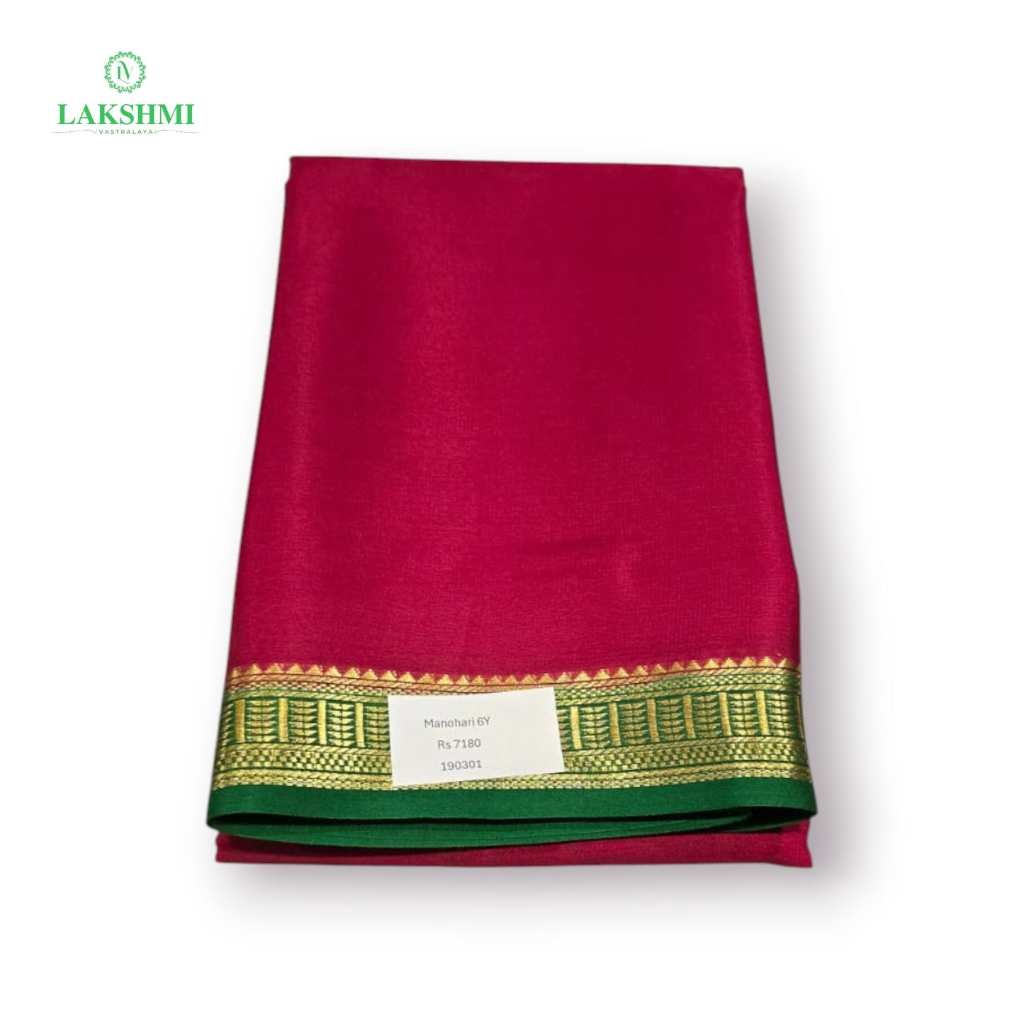 Manohari Mysore Silk 6 Yards - 190301