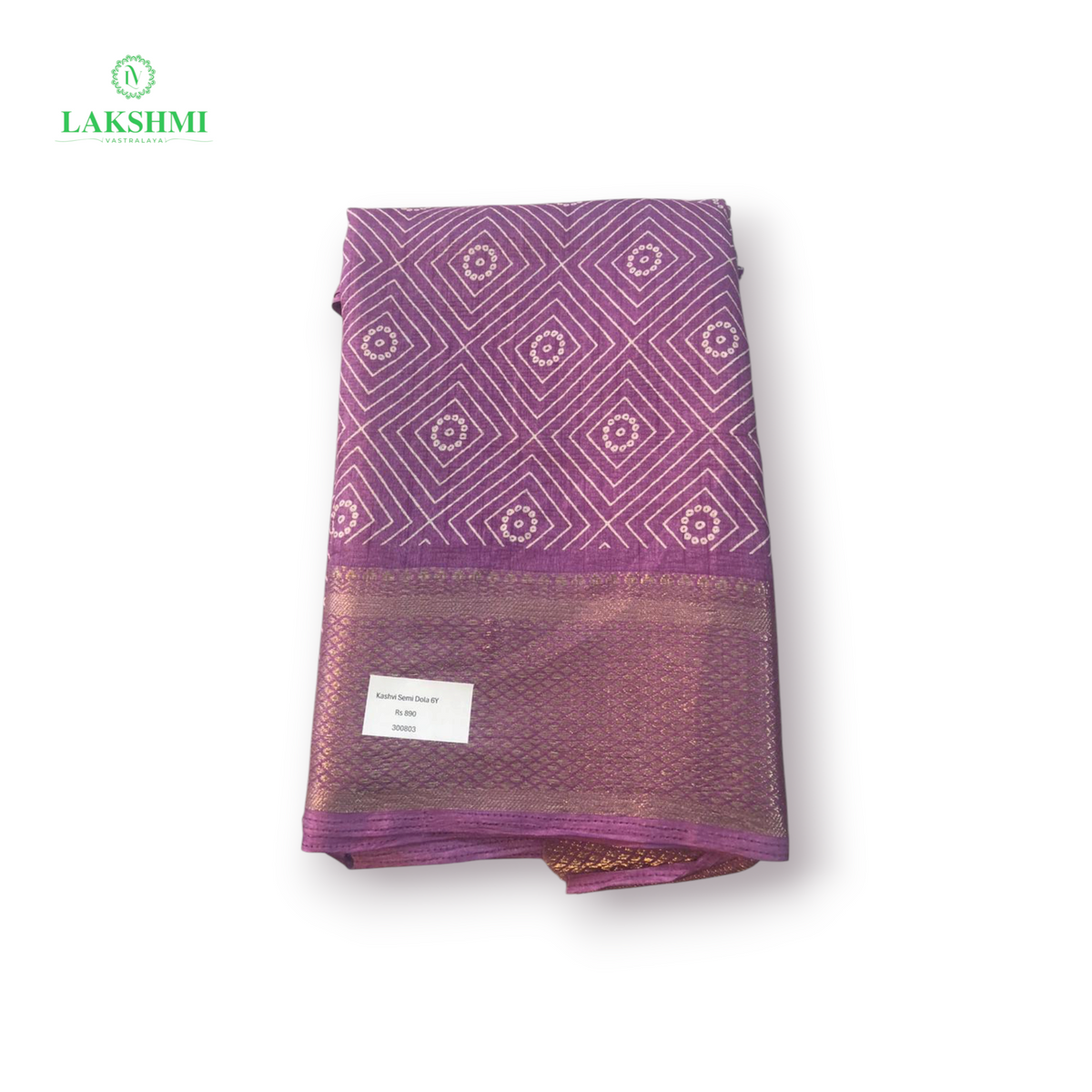 Kashvi Semi Dola – 6 Yards Saree 300803