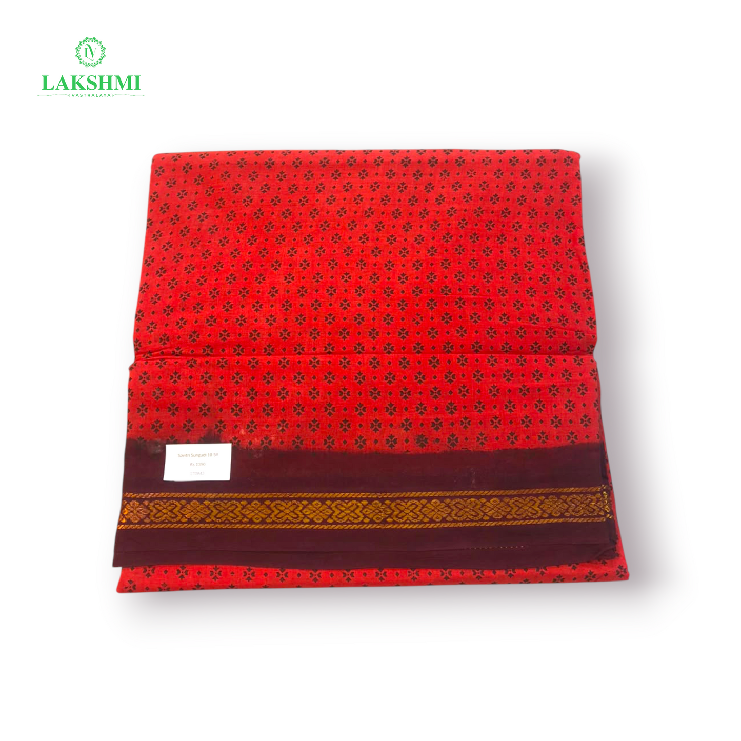Savitri Sungudi 10.5 Yards - 170843