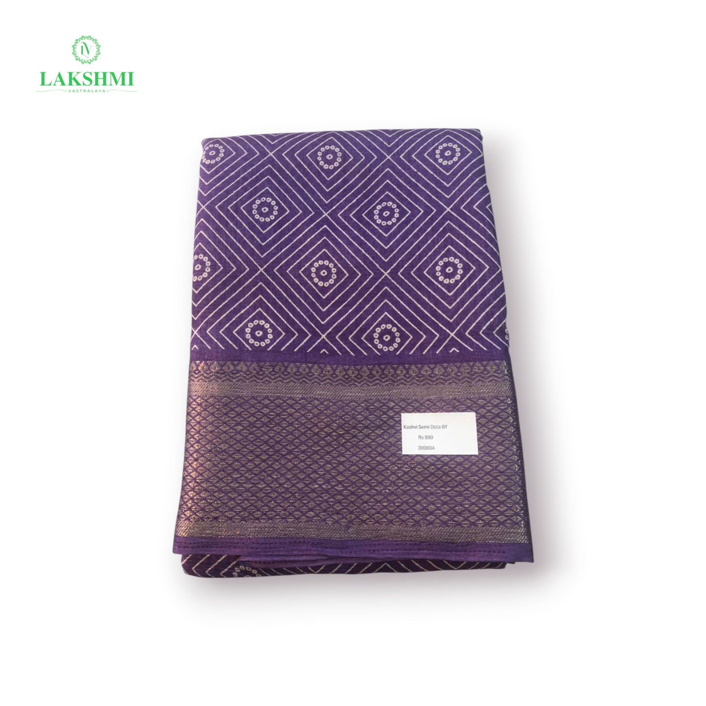 Kashvi Semi Dola – 6 Yards Saree 300804
