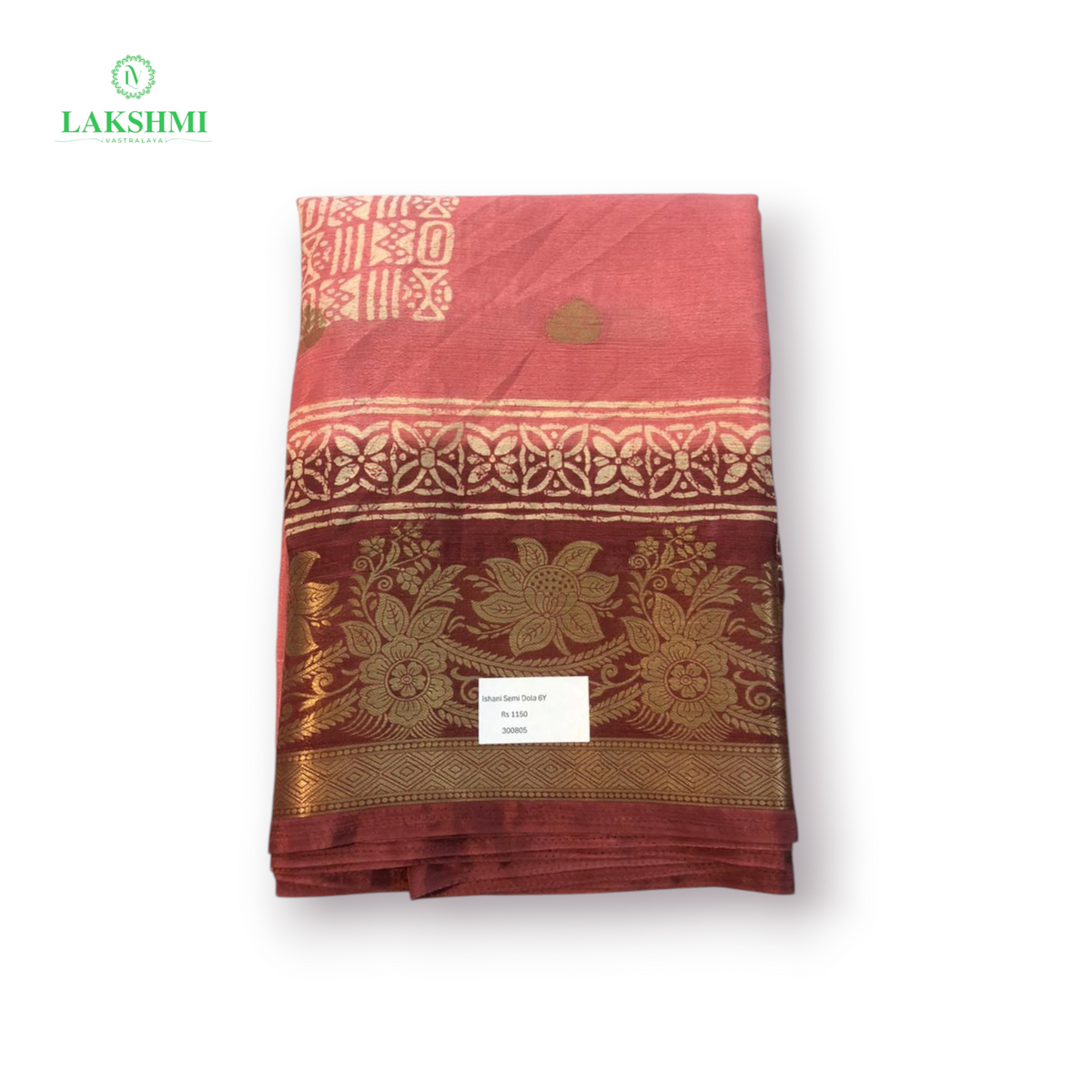 Ishani – Semi Dola Silk Saree | 300805